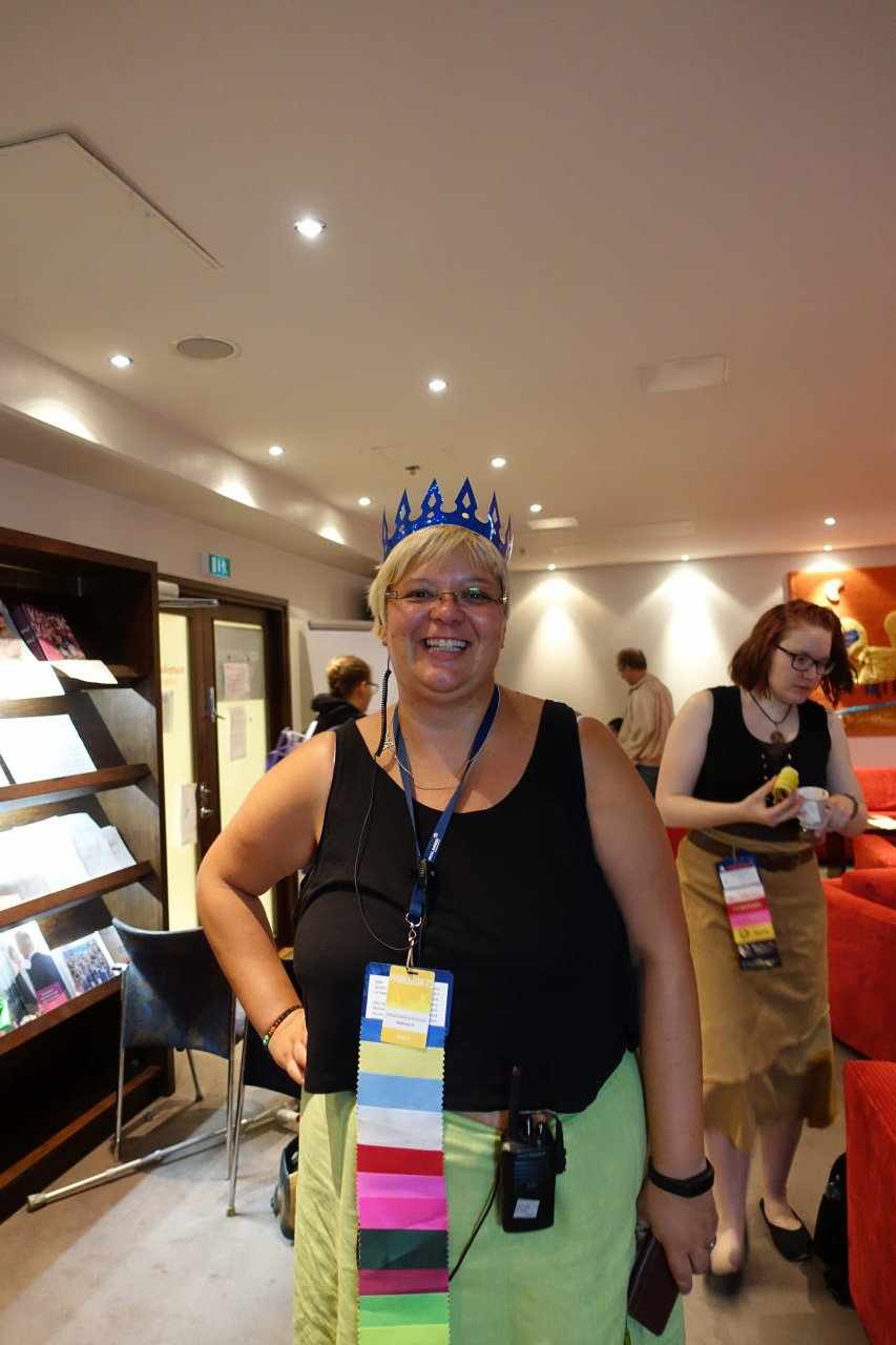 Head of Hospitality Division - Mihaela is one of the staffers I knew before the con